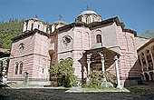 Rila Monastery, the five domed church the Nativity of the Virgin 